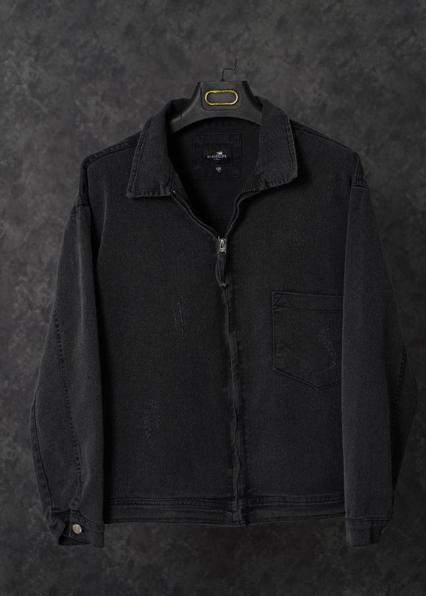 کت جین مردانه قواره باکسی