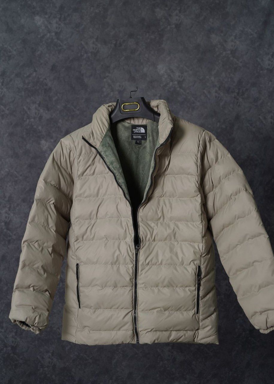 کاپشن پفکی مردانه پارچه شمعی داخل خز