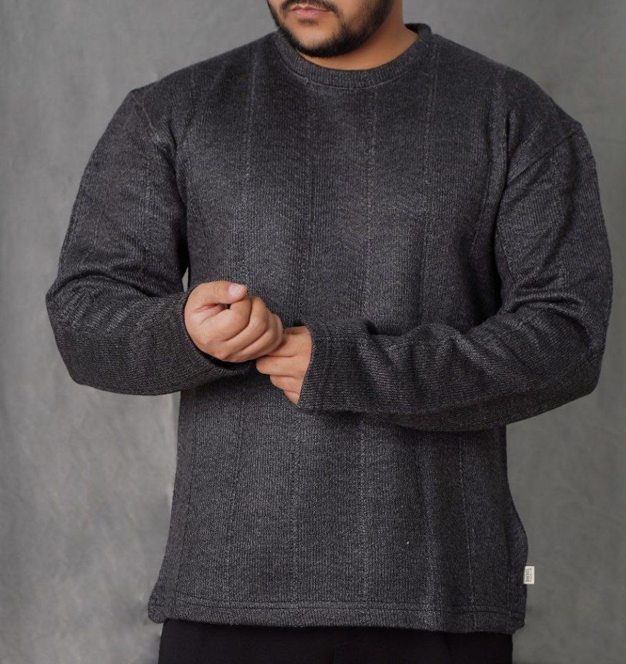 پلیور بافت مردانه یقه گرد