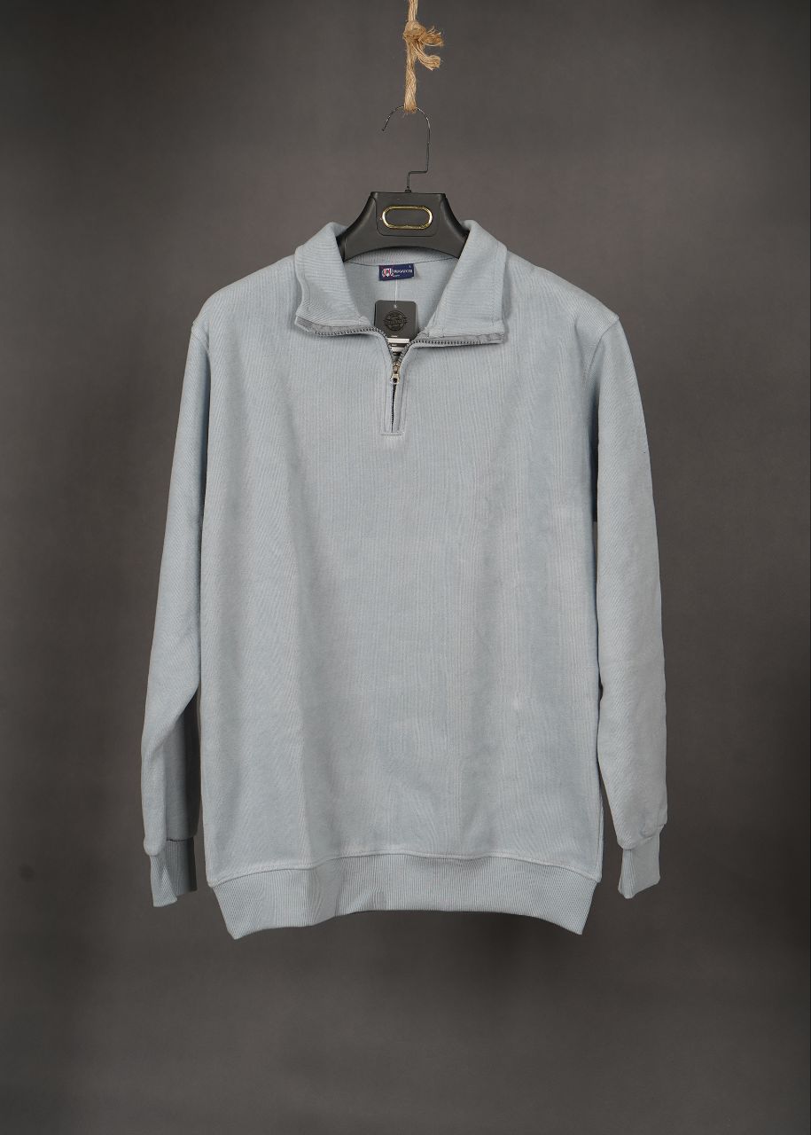 بلوز نیم زیپ مردانه پارچه سلانیک