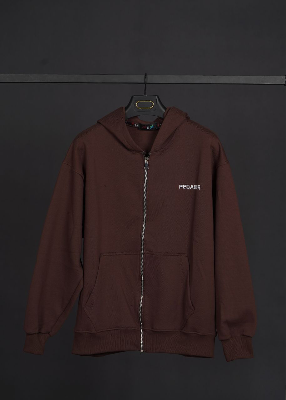 سویشرت کلاهدار دورس سه نخ پنبه داخل کرک طرح پگادور